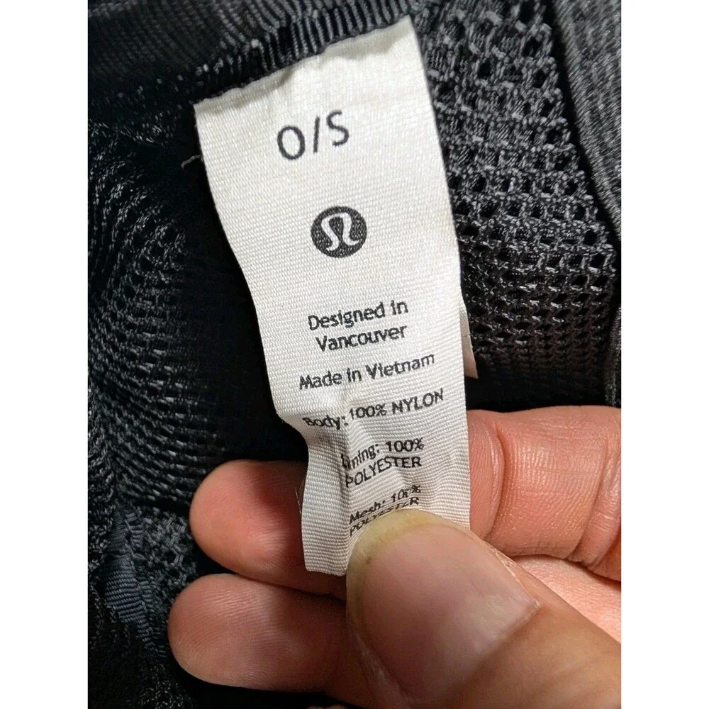 Lululemon Everywhere Women's Belt Bag 1L  Black Silver Logo Fanny Pack Shoulder